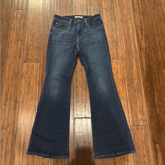Levi's Denim - Levi’s 726 Flare Jeans Size 30 Dark Wash Stretch Denim